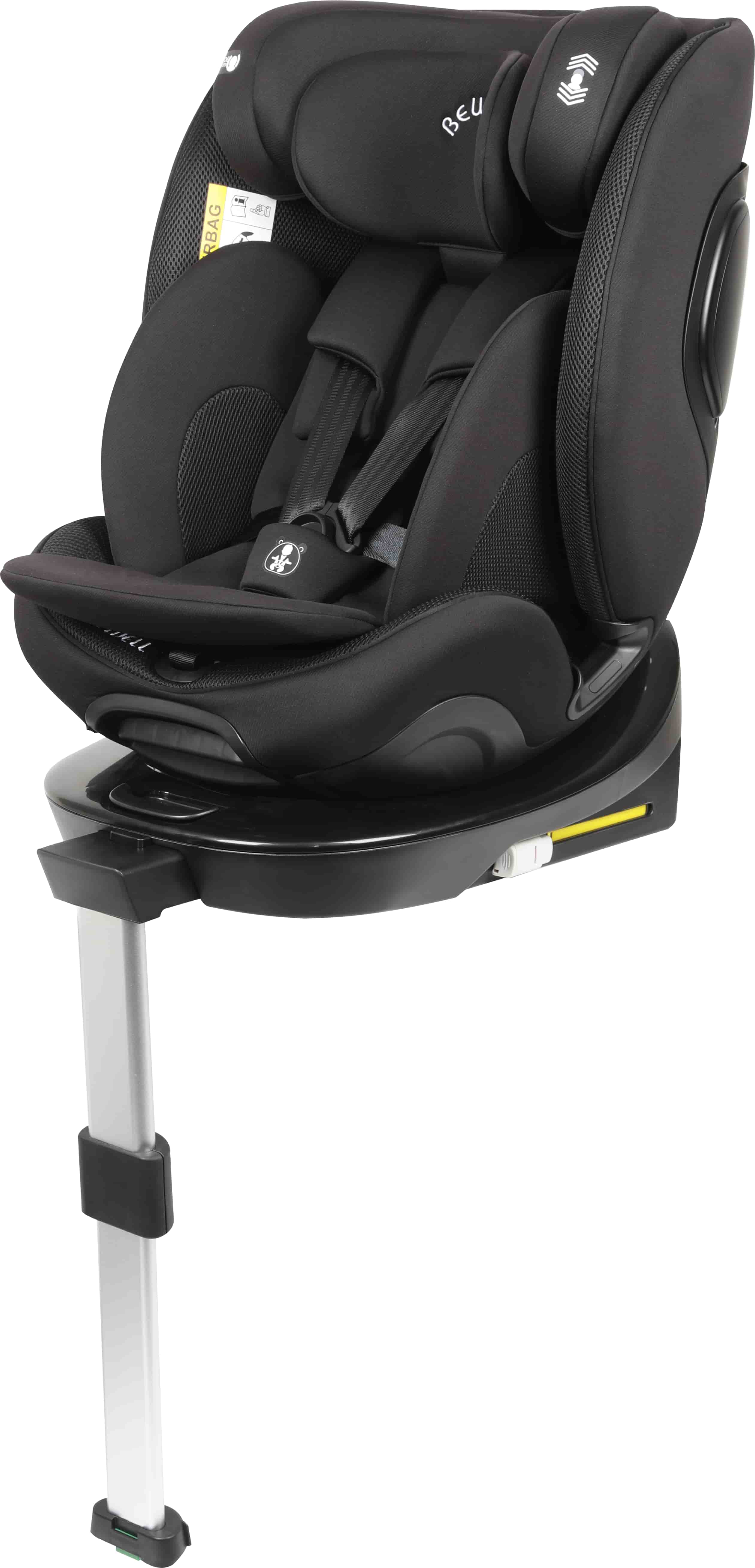40-150cm குழந்தைக்கான ISOFIX மற்றும் ஆதரவு கால் குழந்தை கார் பாதுகாப்பு இருக்கை
